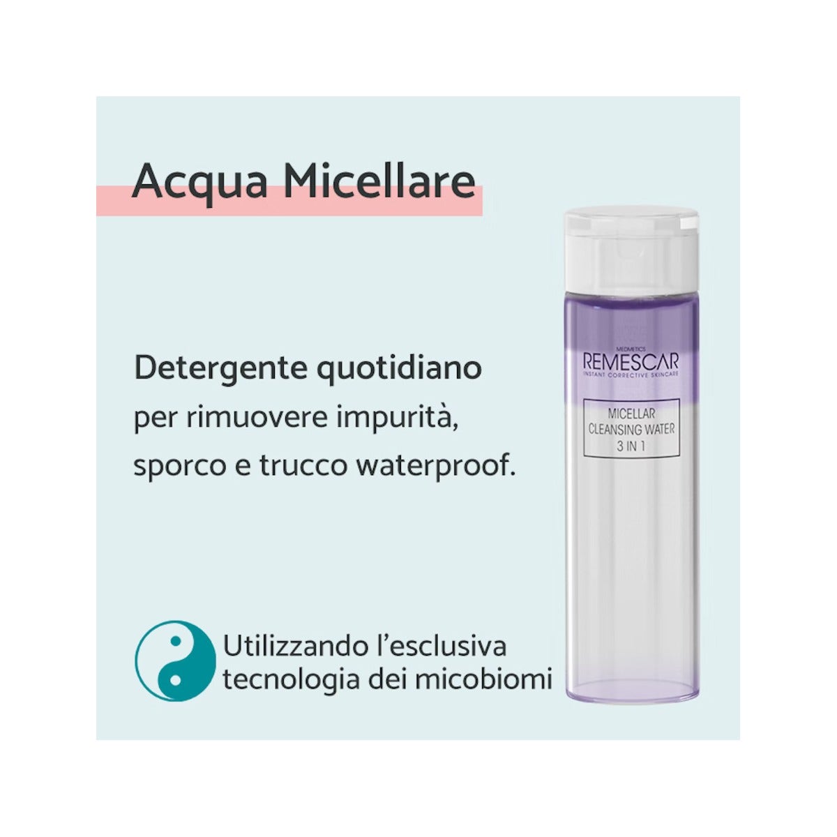 Remescar Acqua Micellare Detergente 3 in 1 200ml-2