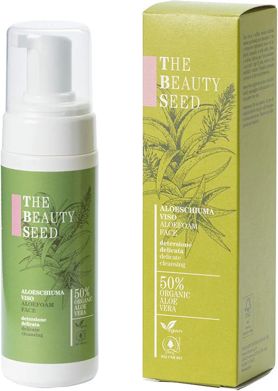 Bioearth Aloeschiuma Viso Pelli Sensibili 150ml-1