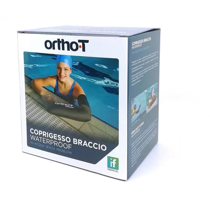OrthoT Coprigesso Braccio Impermeabile Nero Taglia XS-6