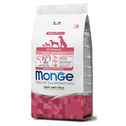 Monge Manzo E Riso Cibo Secco Per Cani Cuccioli Sacco 12 Kg-2