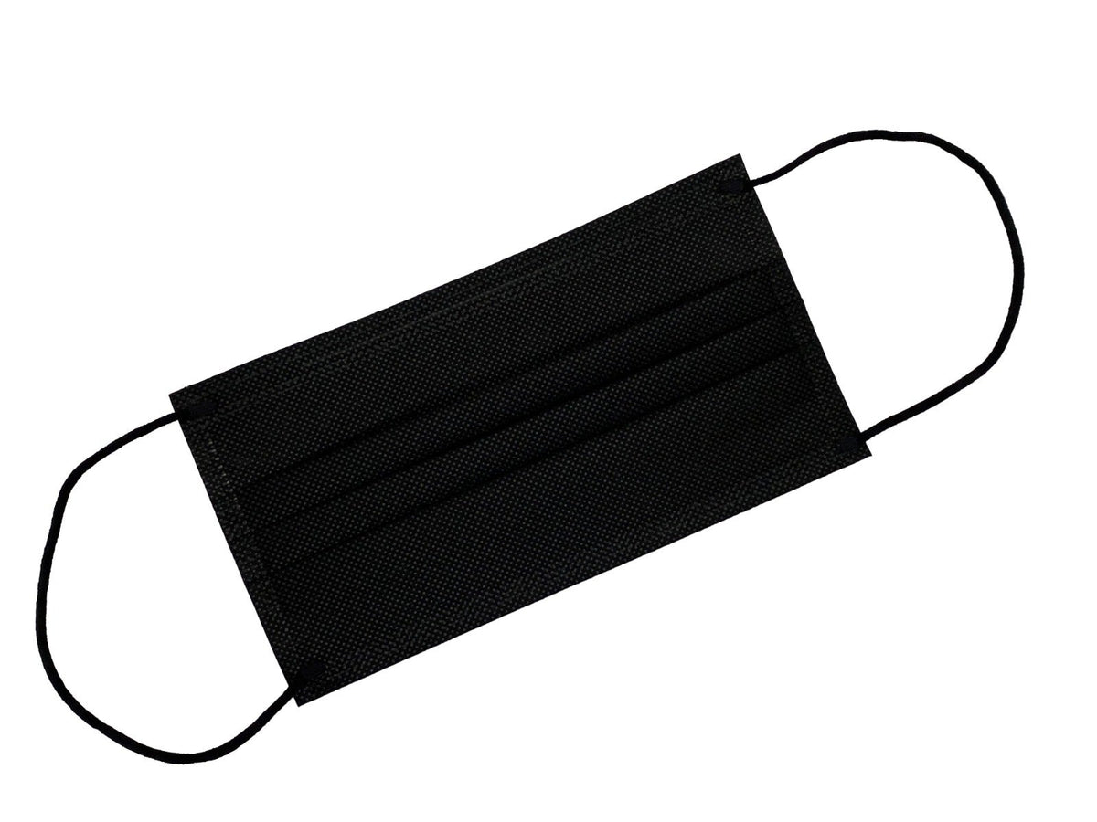 Mascherina Chirurgica Adulto Black 50 Pezzi-3
