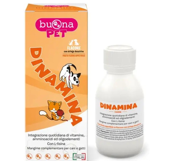 Buona Pet Dinamina Mangime Complementare Per Cani E Gatti 60g-2