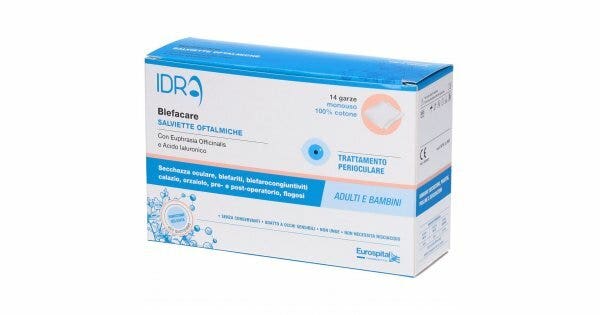 Blefacare Idra Garze Oculari Monouso 14 Pezzi Con Acido Ialuronico E Eufrasia-2