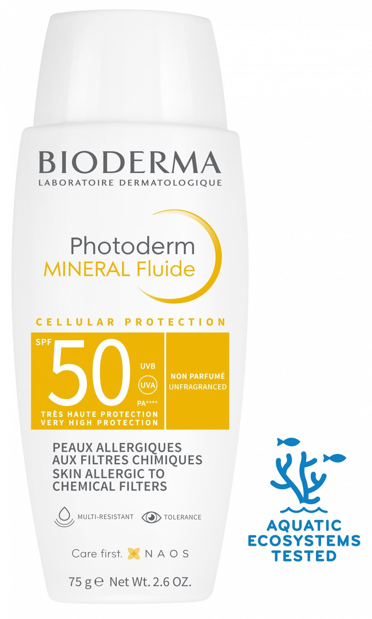 Bioderma Photoderm Fluido Minerale Ultra-Leggero Viso E Corpo 75g SPF50+-1