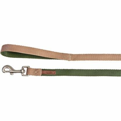 Camon Guinzaglio Doublepremium Bicolor Verde/Ecru 15x1200mm-3