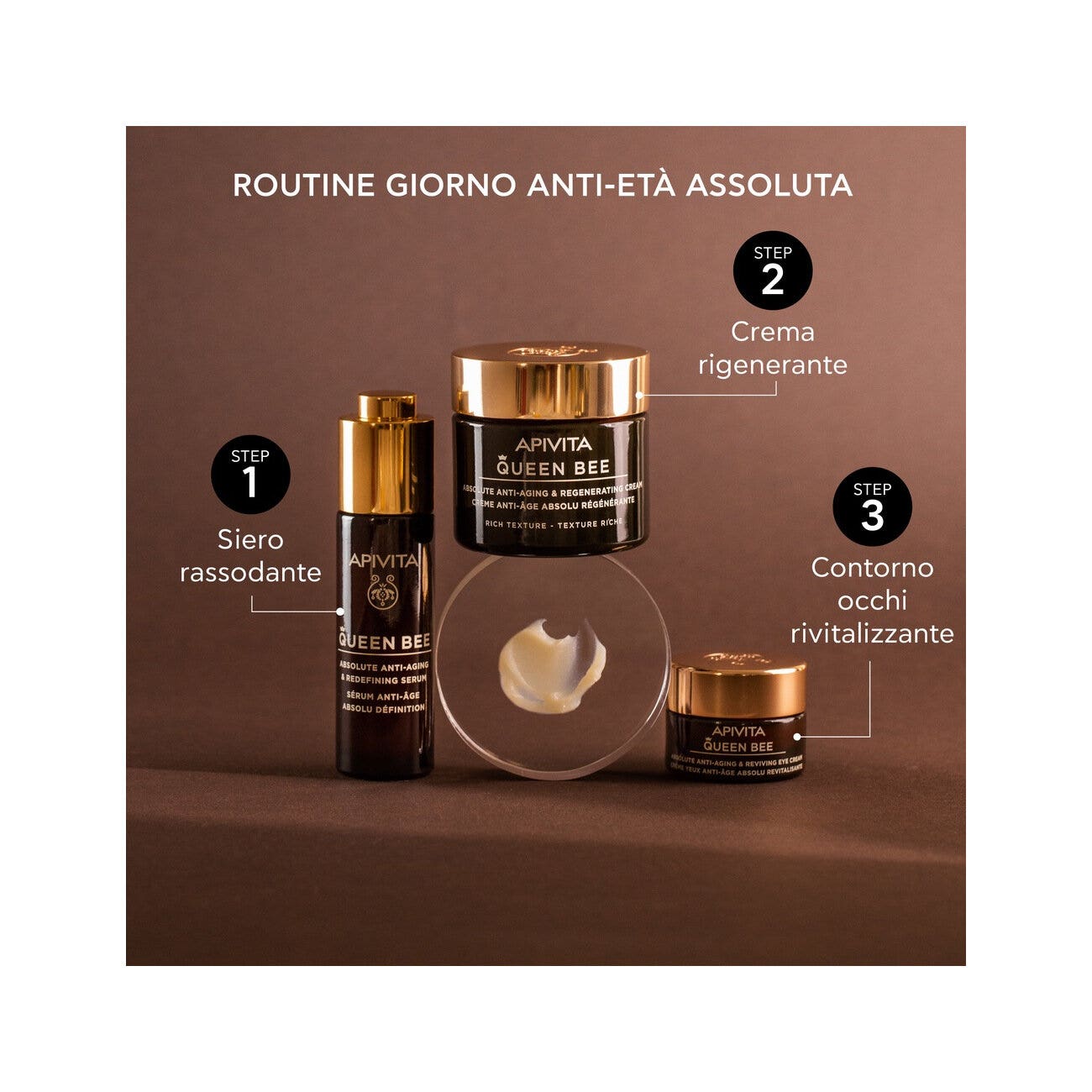 Apivita Queen Bee Rich Crema Viso Anti-Età Assoluta&Rigenerante Texture Ricca 50ml-5