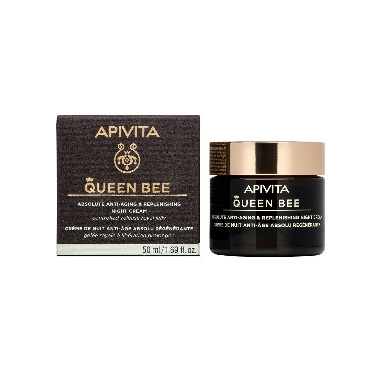 Apivita Queen Bee Night Crema Viso Notte Anti-Età Assoluta&Rimpolpante 50ml-9