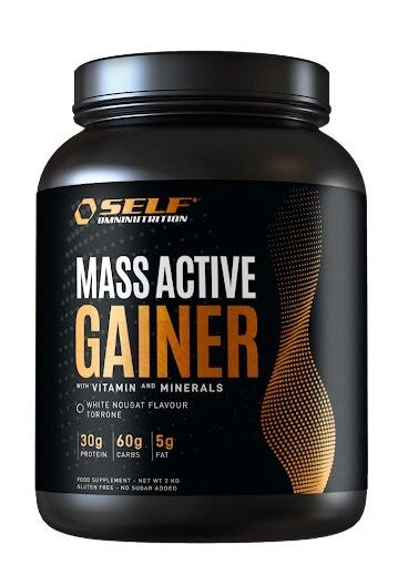 Self Omninutrition Mass Active Gainer Torrone Bianco 2 Kg-1