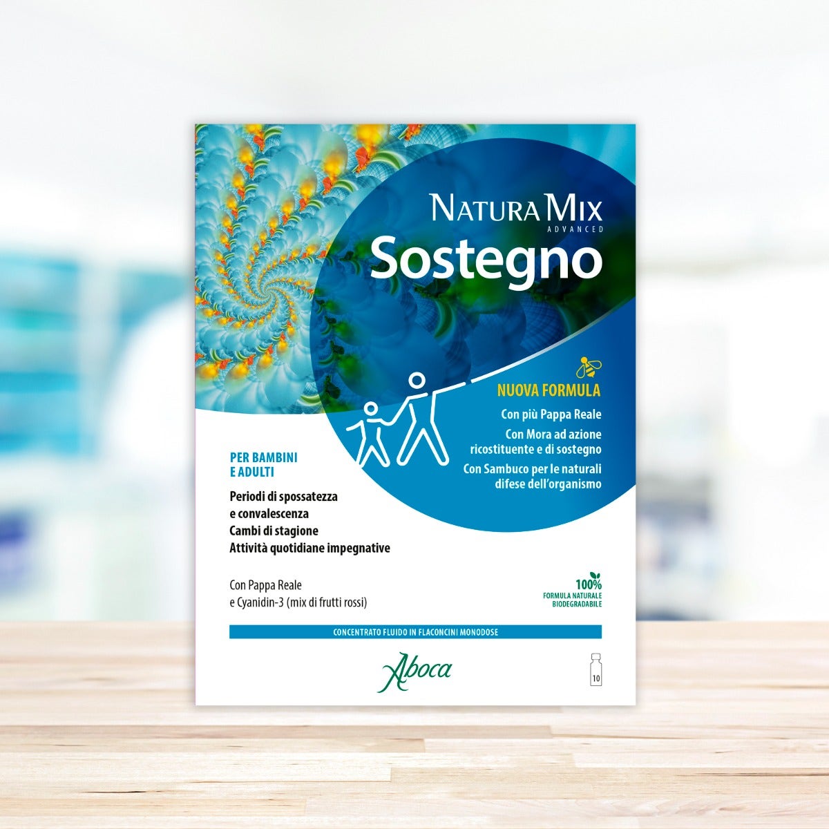 Aboca Natura Mix Advanced Sostegno 10 Flaconcini Da 15ml-2
