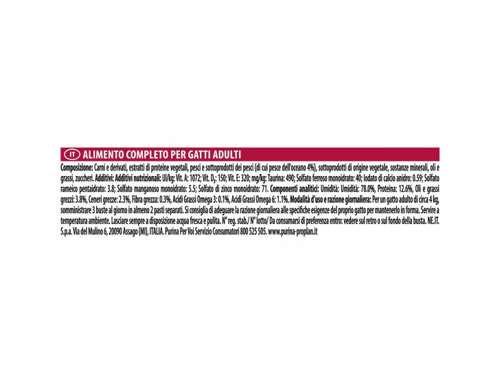 Purina Pro Plan Nutri Savour Delicate Gatto Pezzetti Pesce Oceanico In Salsa Bustina 85g-2