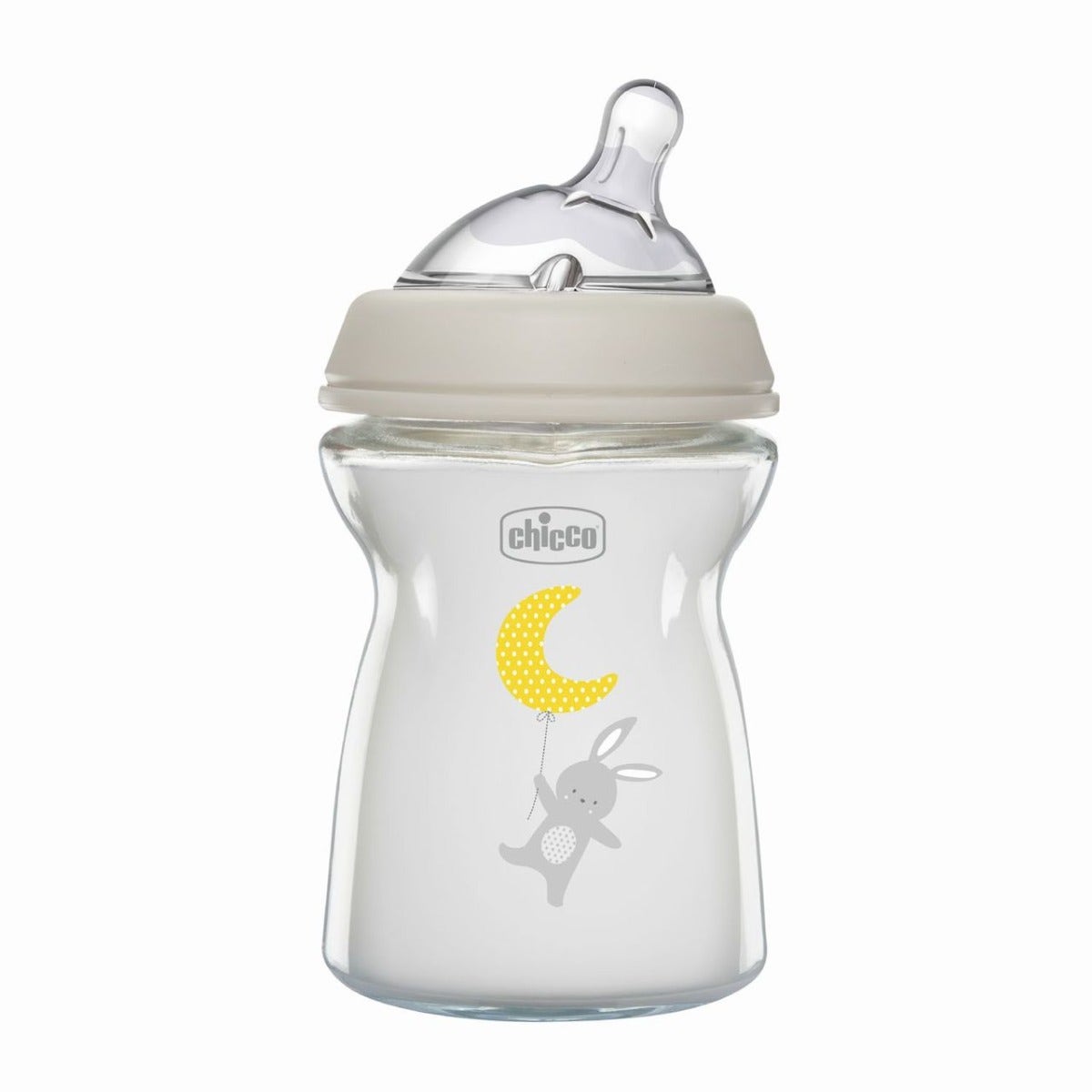 Chicco Biberon In Vetro Natural Feeling Flusso Lento 0 Mesi+ Unisex 250ml-0