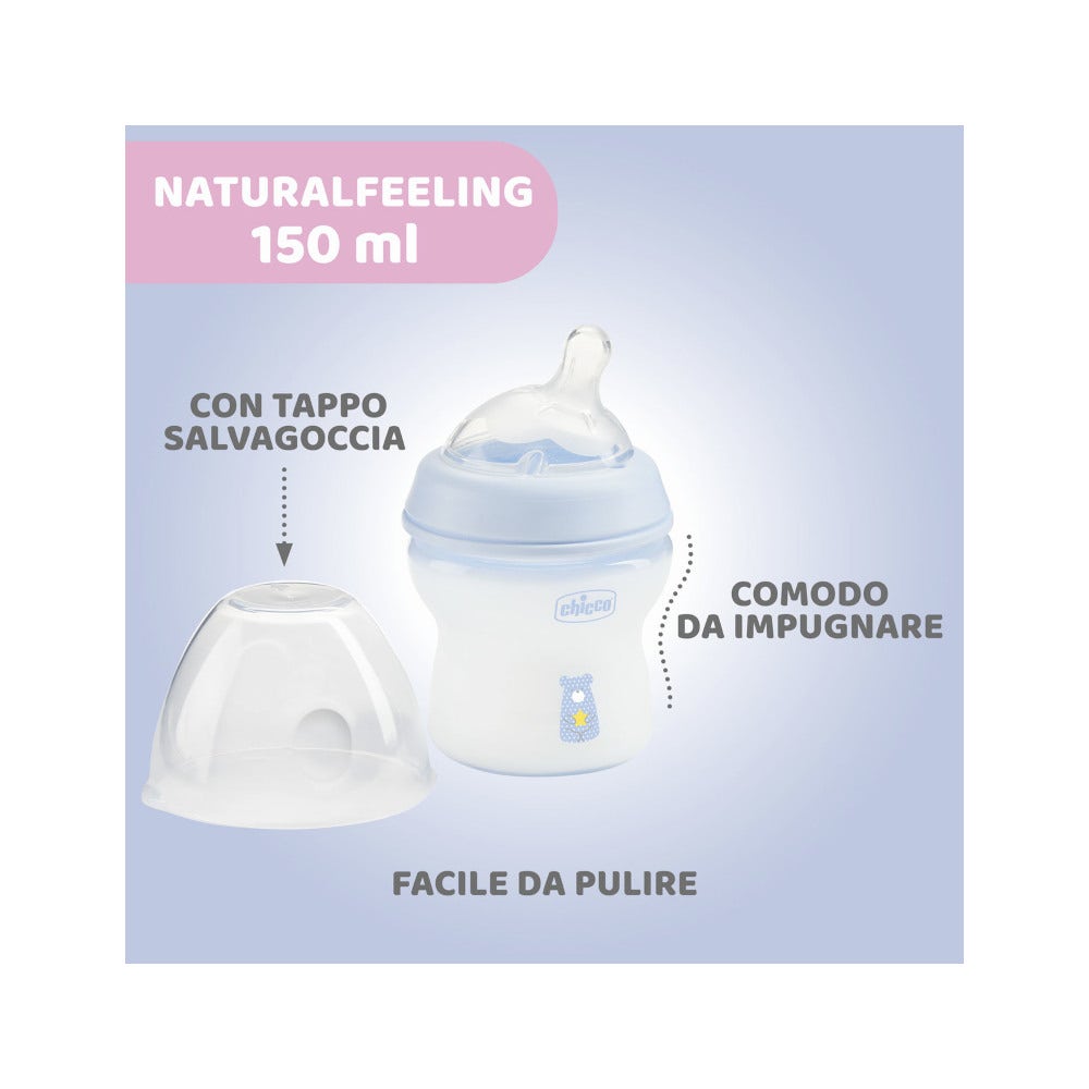 Chicco Natural Feeling Set Regalo Per Bimbo 0 Mesi+-4