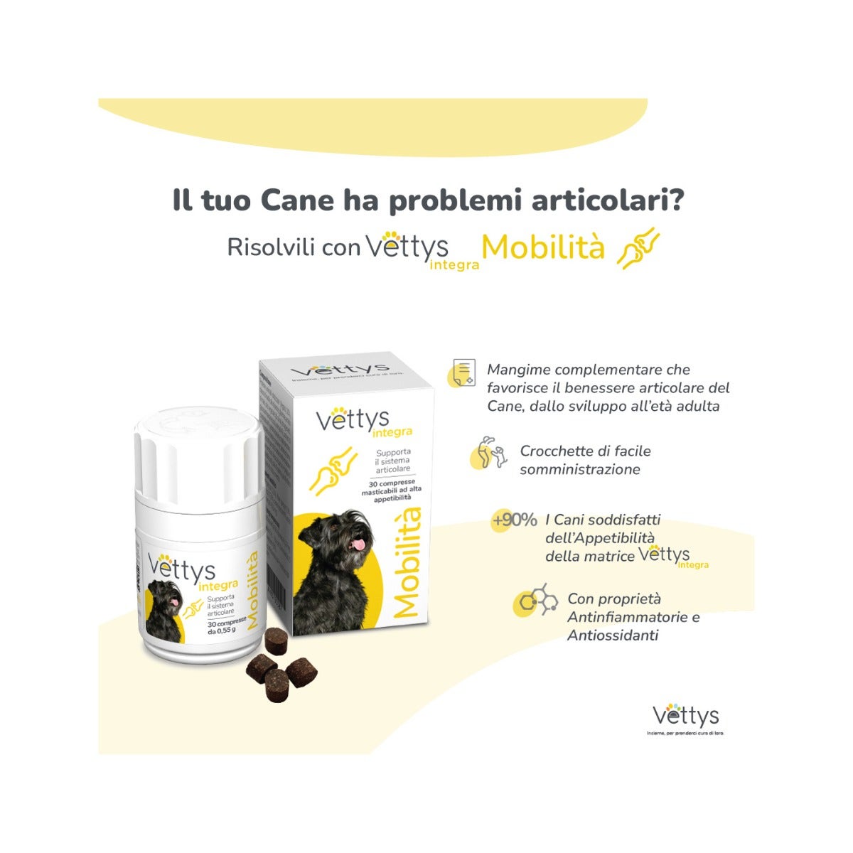 Vettys Integra Mobilità Per Cani 30 Compresse-3