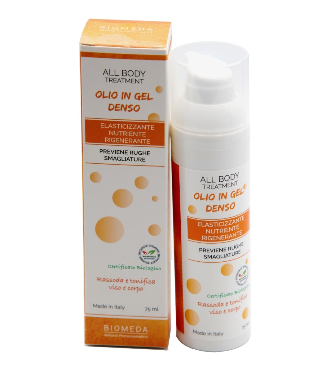 Biomeda Olio Gel Denso Rassodante Viso Corpo E Capelli 75ml-1