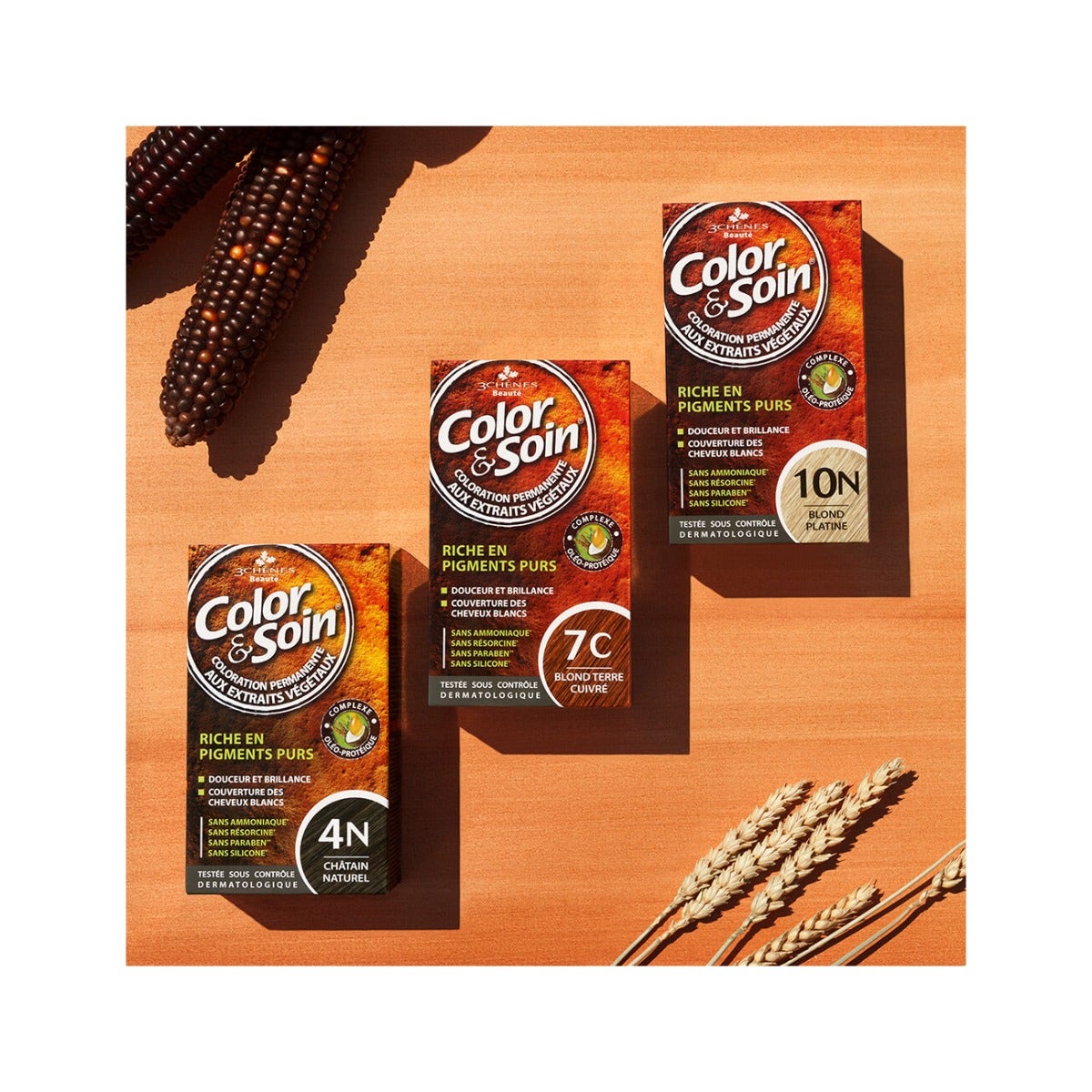 Les 3 Chenes Color & Soin Kit Tinta Capelli 10A Biondo Cenere Chiaro-1