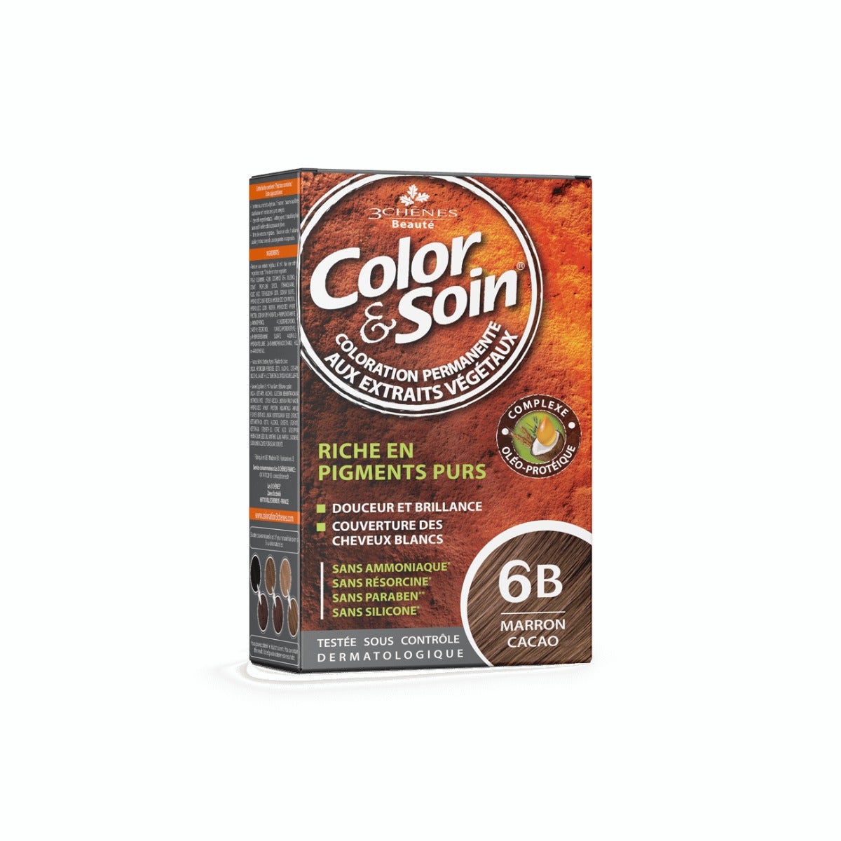 Les 3 Chenes Color & Soin Kit Tinta Capelli 6B Castano Cacao-0