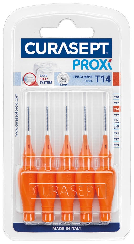 Curasept Scovolino Proxi T14 Orange 6 Pezzi-1