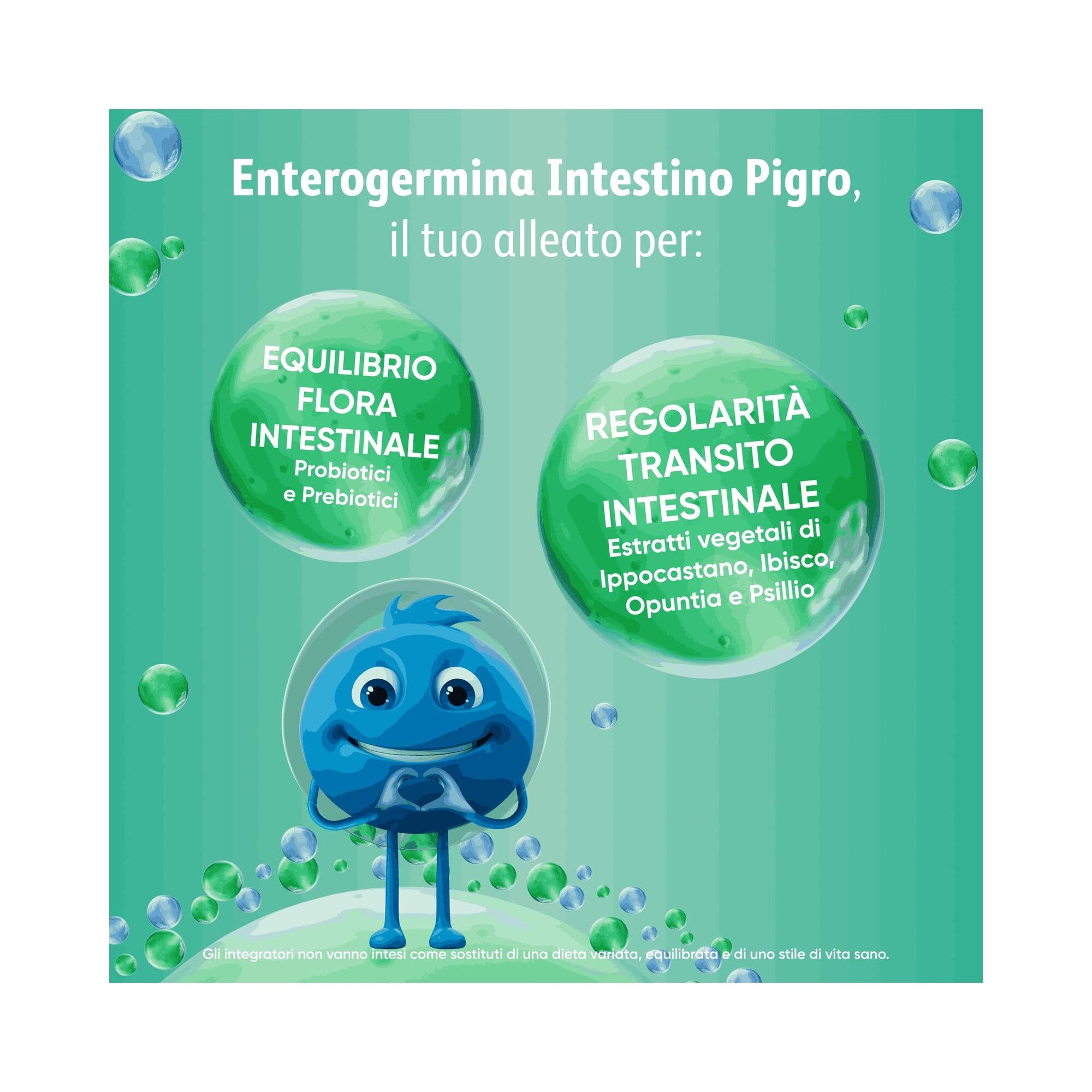 Enterogermina Intestino Pigro Fermenti Lattici Probiotici Prebiotici Integratore Regolarità Intestinale 20 Bustine-2