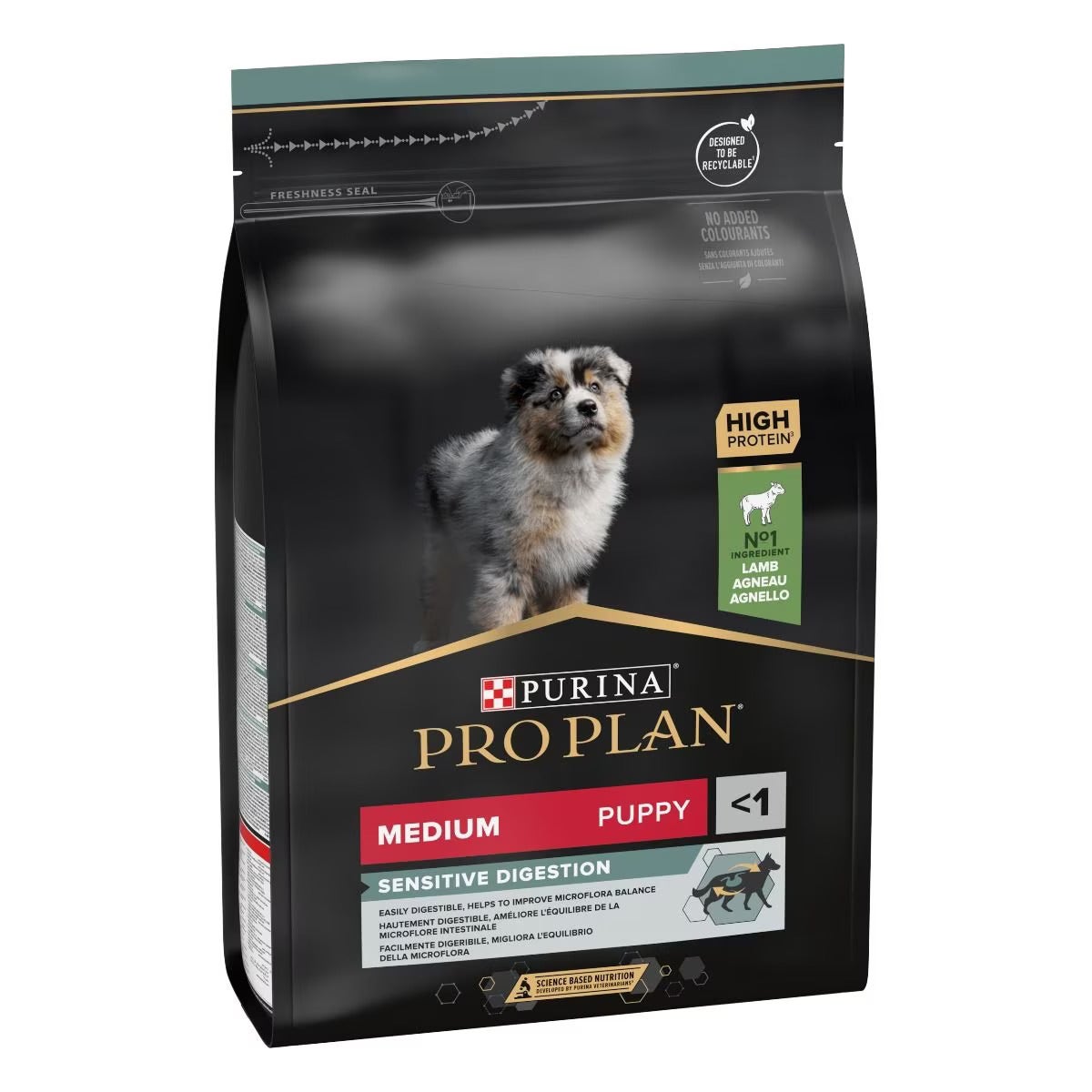 Purina Pro Plan Medium Puppy Sensitive Digestion Cibo Secco Con Agnello Per Cuccioli Taglia Media Sacco 3 kg-1