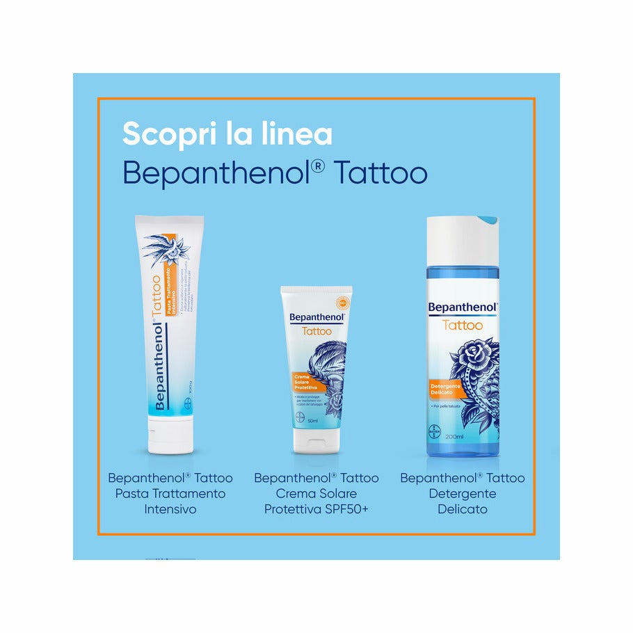 Bepanthenol Tattoo Crema Solare Protettiva SPF 50+ 50ml-10