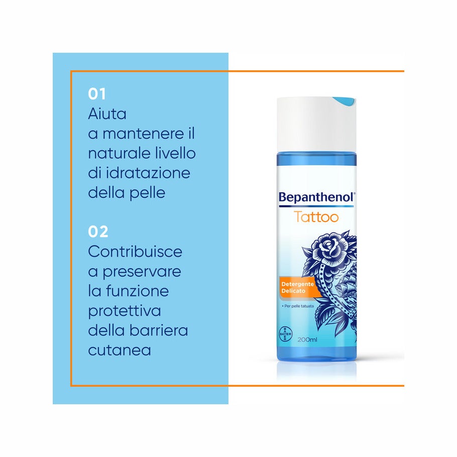 Bepathenol Tattoo Detergente Delicato 200ml-5