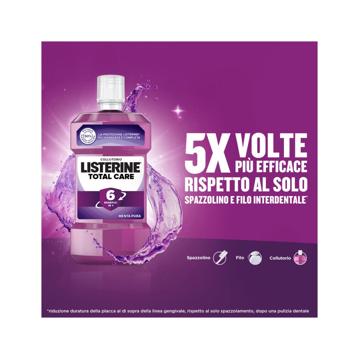 Listerine Total Care Collutorio 2x500ml-2
