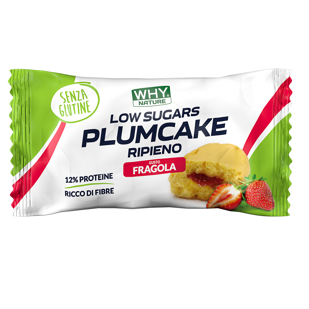 Whynature Plumcake Ripieno Fragola 50g-1