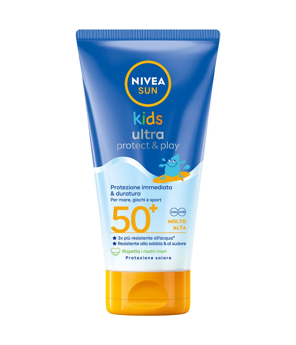 Nivea Sun Latte Solare Kids Ultra Protect & Play Fp50+ 150ml Crema Solare Bambini Waterproof-3