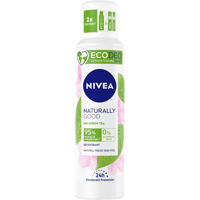 Nivea Deodorante Eco Spray Naturally Good Tea Verde 125ml-1