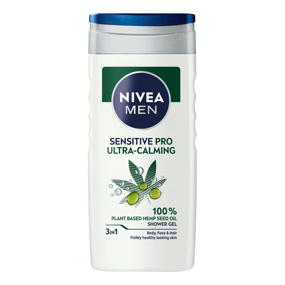 Nivea Men Doccia Shampoo Sensitive Pro Docciaschiuma Uomo Per Corpo E Capelli Sensibili 250ml-1