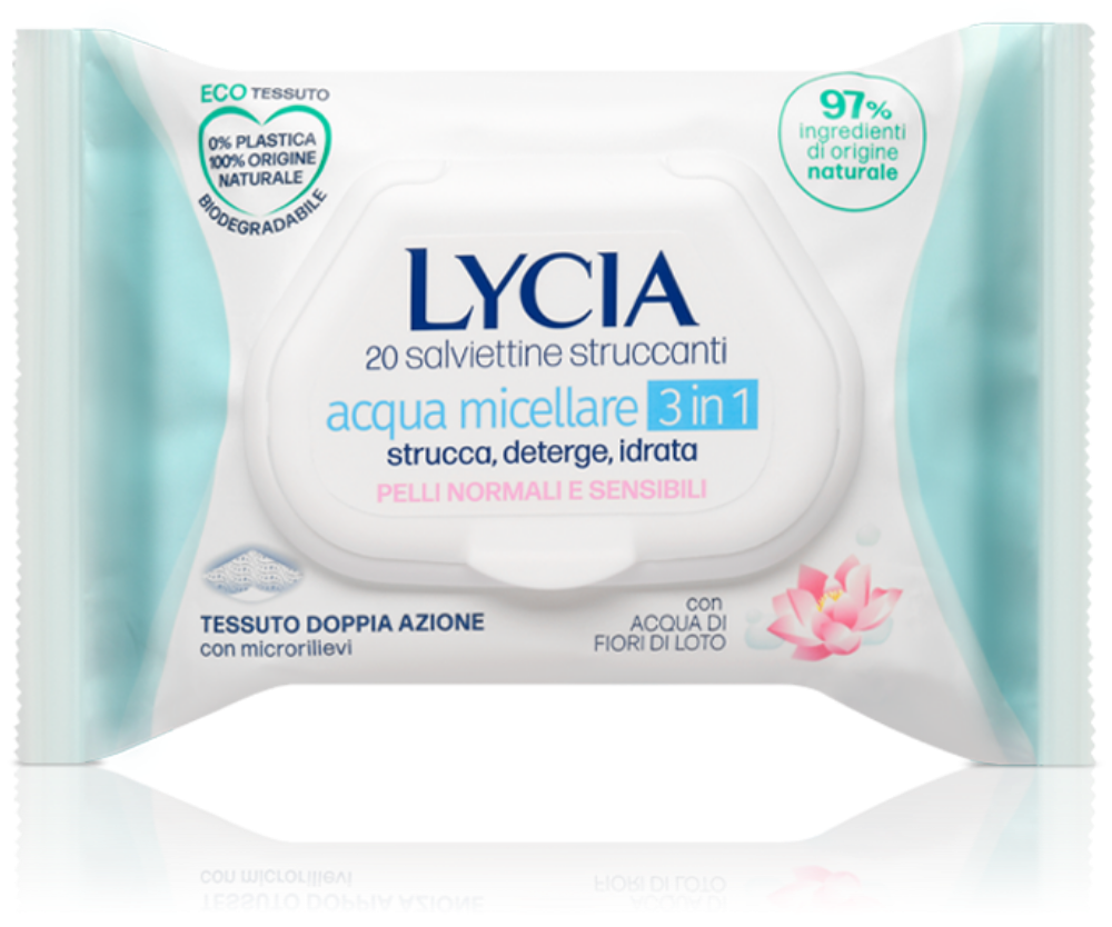 Lycia 20 Salviette Struccanti Micellari -1