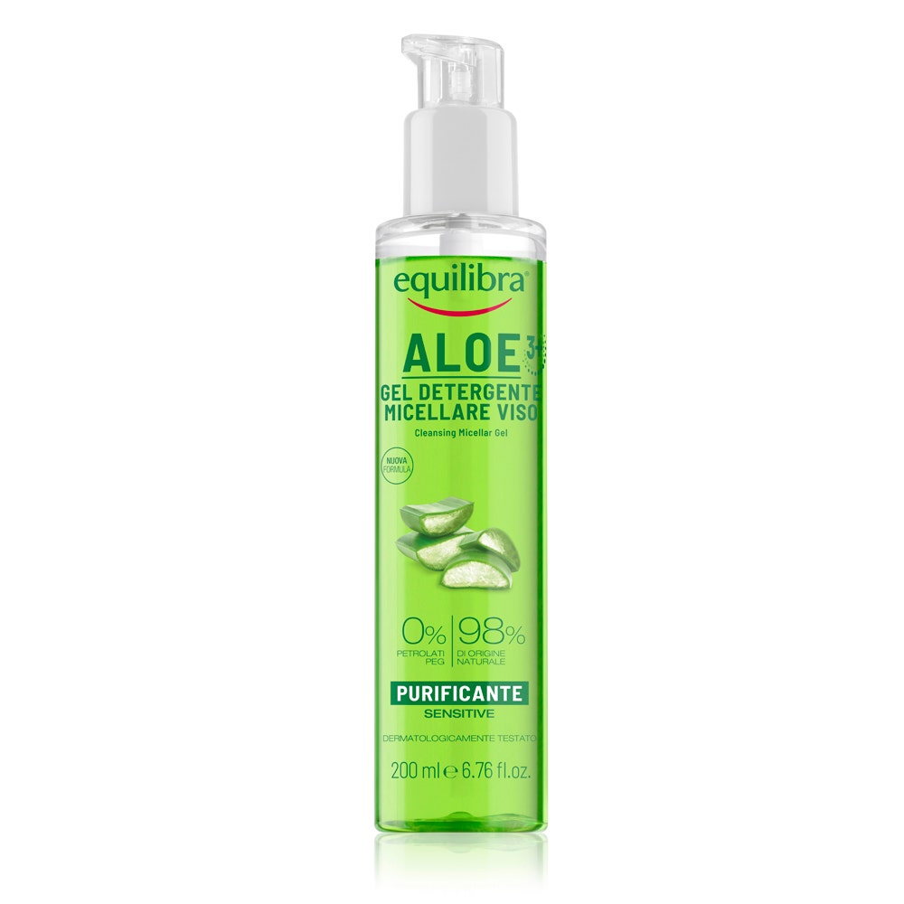 Equilibra Aloe Gel Detergente Micellare Viso Purificante 200ml-3