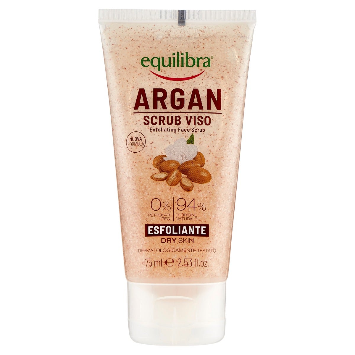 Equilibra Argan Scrub Viso Esfoliante 75ml-3