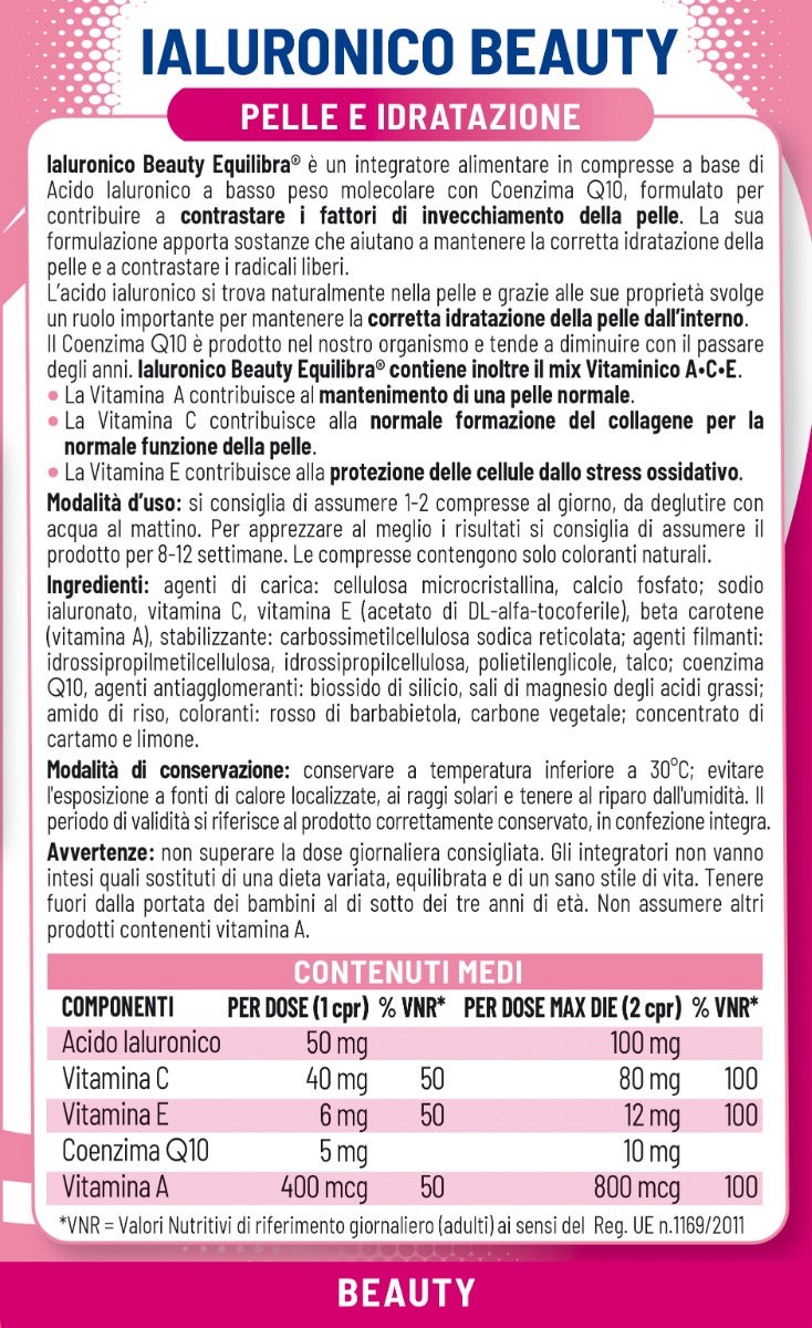 Equilibra Ialuronico Beauty 30 Compresse-5