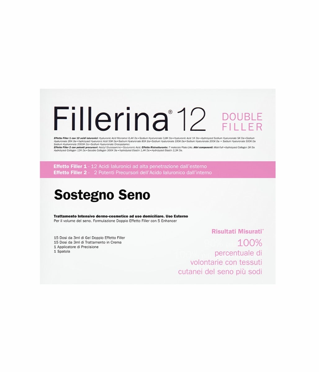 Fillerina 12 Double Filler Sostegno Seno Trattamento Intensivo 15 Dosi + 15 Dosi-1