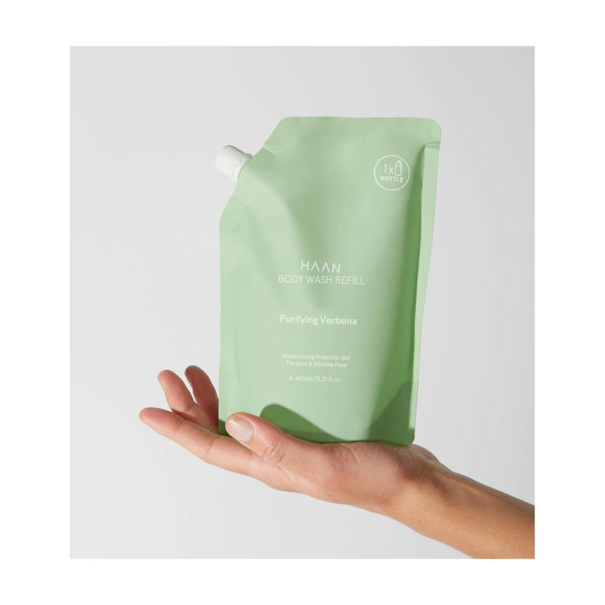 Haan Refill Sapone Corpo Purifying Verbena 450ml-1