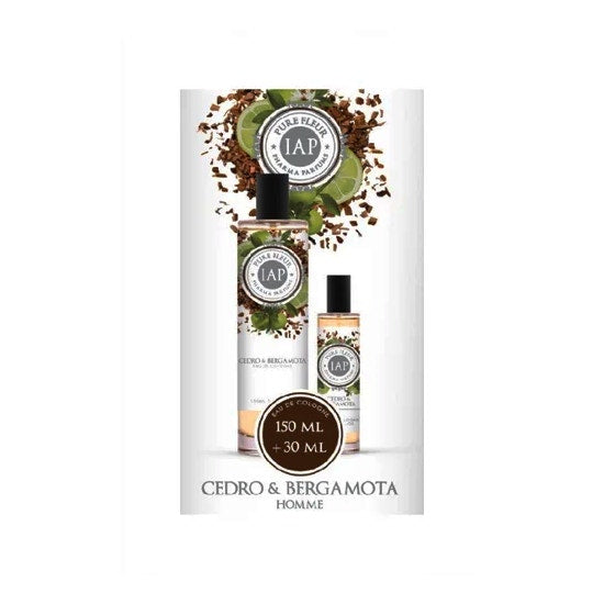 Iap Pharma Cofanetto Duplo Pure Fleur Eau De Cologne Cedro & Bergamota 150ml + 30ml-1