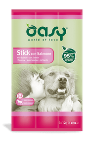 Oasy Snack Con Salmone Per Cani 3 Sticks-1