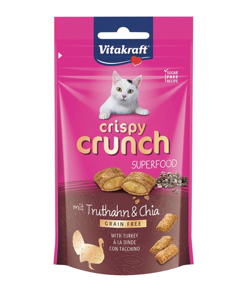 Vitakraft Crispy Crunch Superfood Tacchino e Chia 60 g