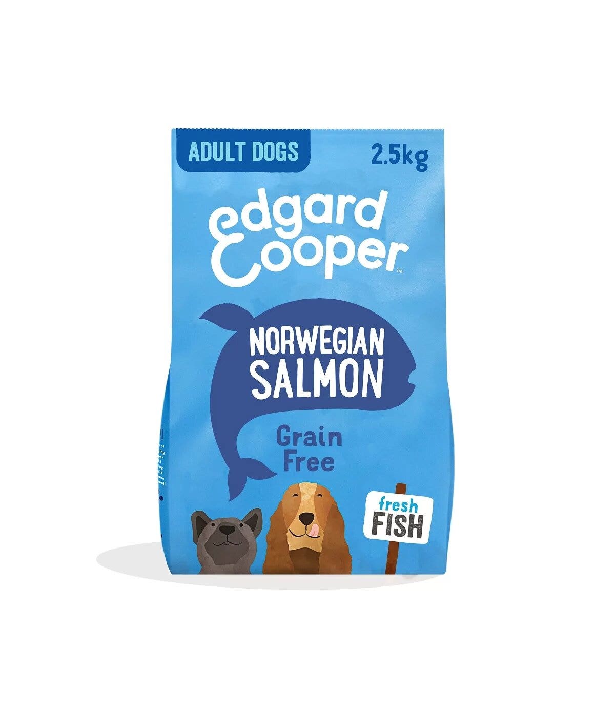 Edgard & Cooper Adult Salmone Norvegese Senza Cereali Crocchette per Cani 2,5 Kg-1