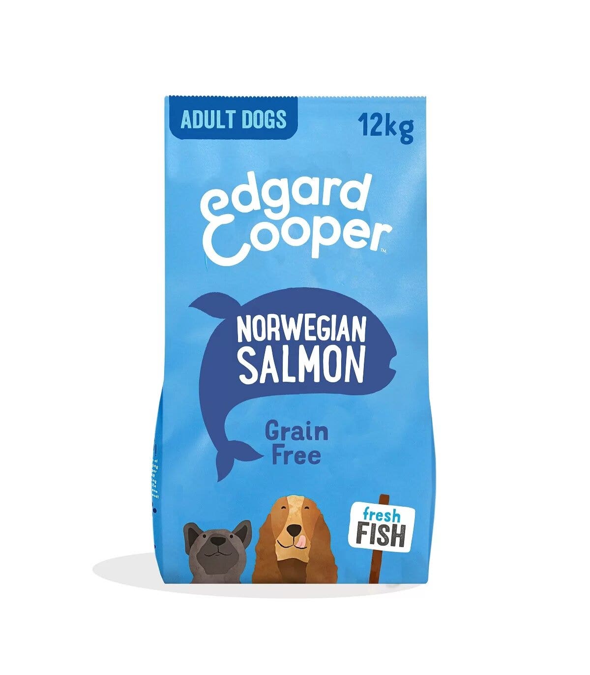 Edgard & Cooper Adult Salmone Norvegese Senza Cereali Crocchette per Cani 12 Kg-1