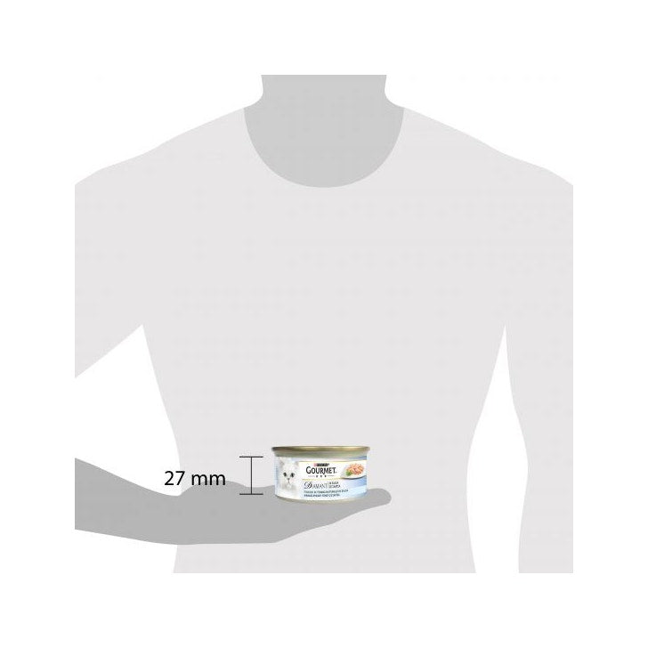 Purina Gourmet Diamant Fiocchi Di Tonno Naturale In Salsa Per Gatti Lattina 85g-2