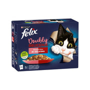 Purina Felix Le Ghiottonerie Manzo/Tacchino/Salmone/Trota Cibo Umido Gatti Adulti Busta 12x85g-1