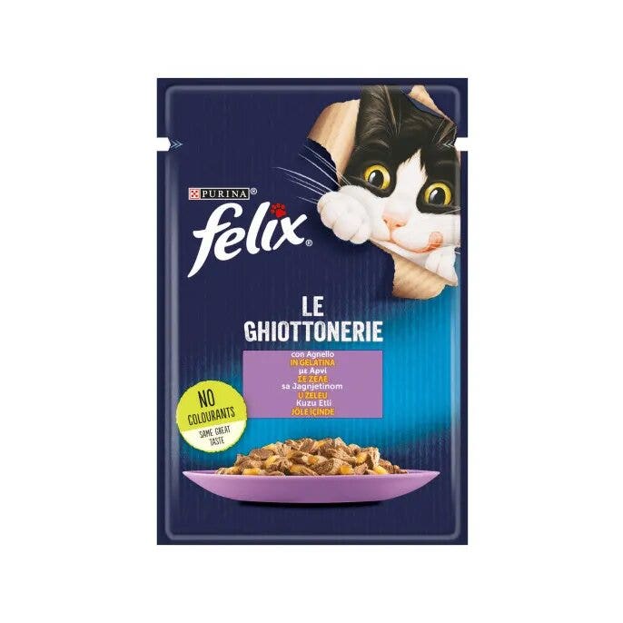 Purina Felix Le Ghiottonerie Gusto Coniglio Cibo Umido Gatti Adulti Busta 85g-5