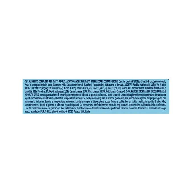 Purina Felix Le Ghiottonerie Gusto Salmone Cibo Umido Gatti Adulti Busta 85g-7