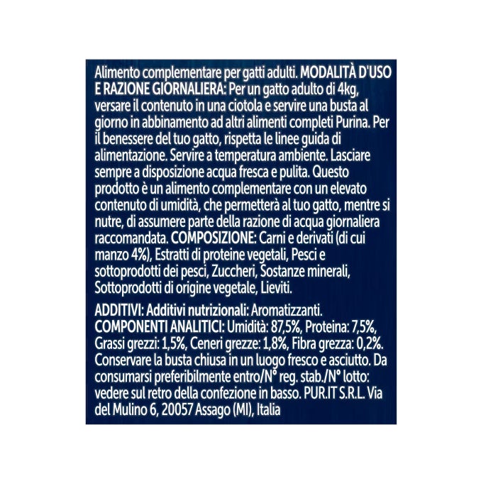 Purina Felix Soup Gusto Manzo Cibo Umido Gatti Adulti Busta 48g-3