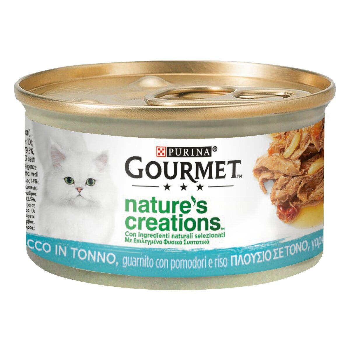 Purina Gourmet Nature's Creations Ricco in Tonno Con Pomodori e Riso 85g-1
