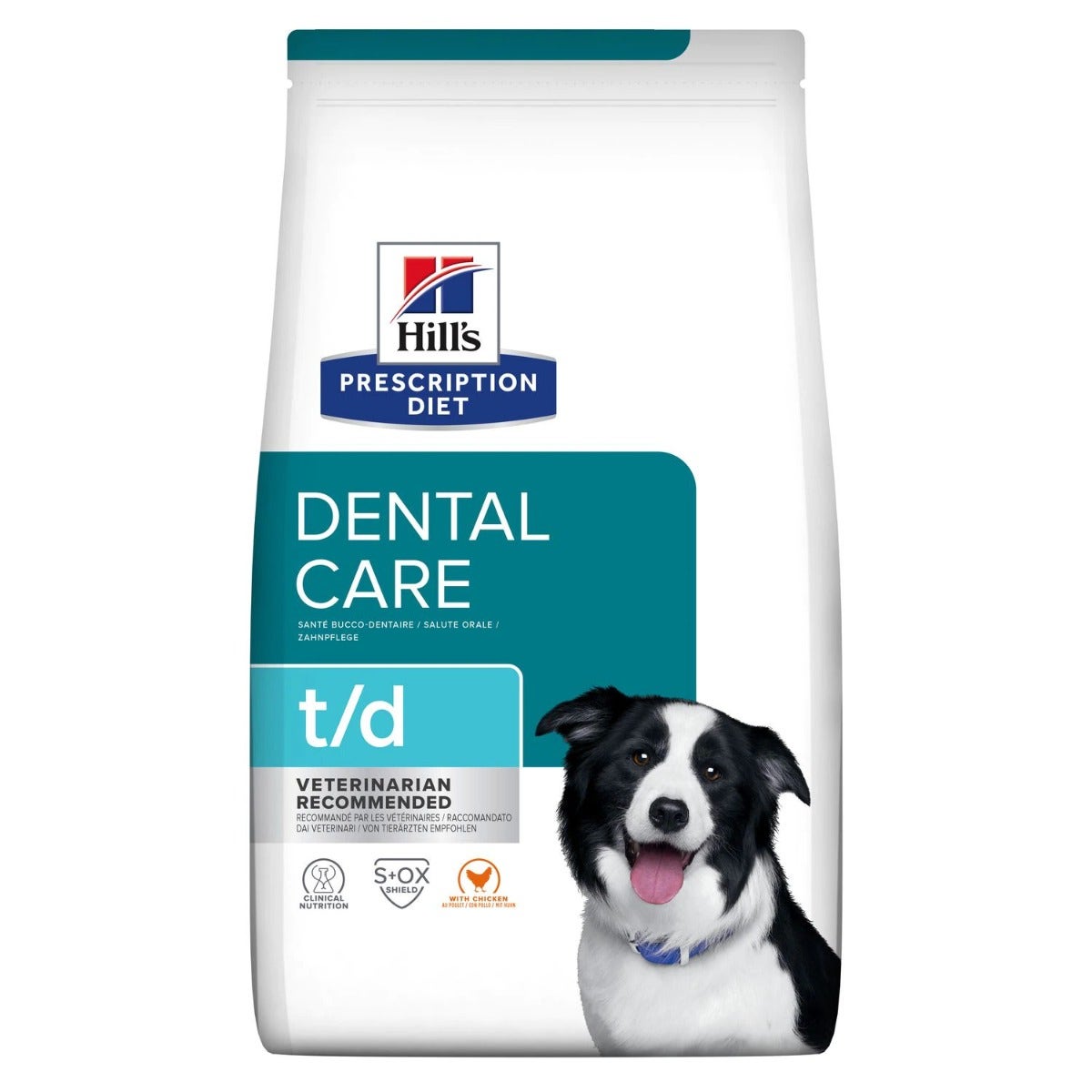 Hill's Prescription Diet T/D Dental Care Crocchette Per Cani Adulti Con Pollo Sacco 4 Kg-1