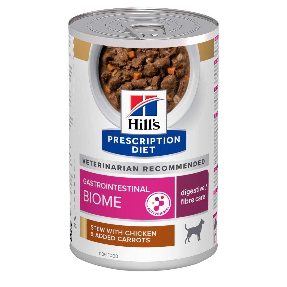 Hill's Prescription Diet Gastrointestinal Biome Spezzatino Per Cani Pollo E Carote Lattina 354g-1