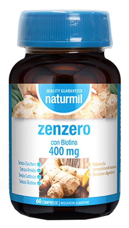 Naturmil Zenzero 400mg Con Biotina 60 Compresse-2